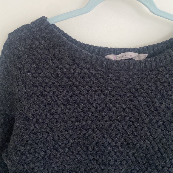 Athleta Dark Grey Long Sweater - Picture 4 of 10